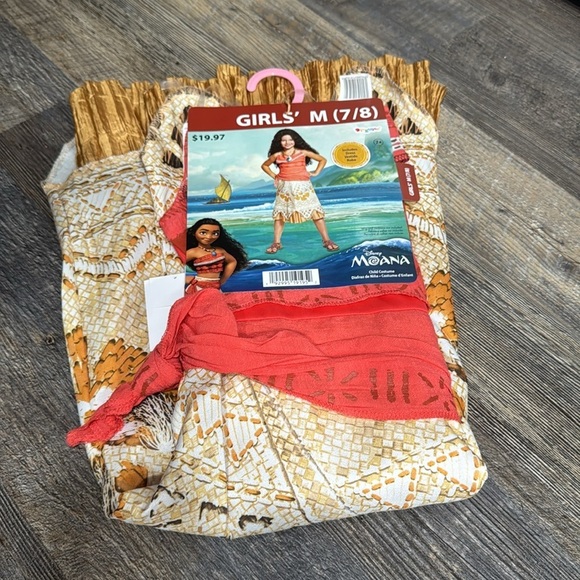 Disney's Moana Classic Costume for Girls, Size M (7/8), by Disguise - Picture 6 of 8